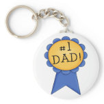 #1 Dad (ribbon) Key Chain
