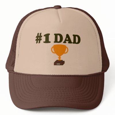 #1 Dad Trophy Hat by TheBigTees