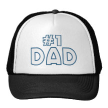 #1 Dad Trucker Hats