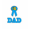 #1 Dad t-shirts