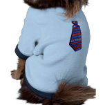 #1 Dad with Faux Tie on T-shirts Pet Tshirt