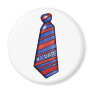 #1 Dad with Faux Tie on T-shirts Refrigerator Magnet