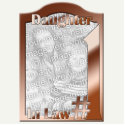 #1 Daughter In Law Copper Coloured Photo Frame photo sculptures