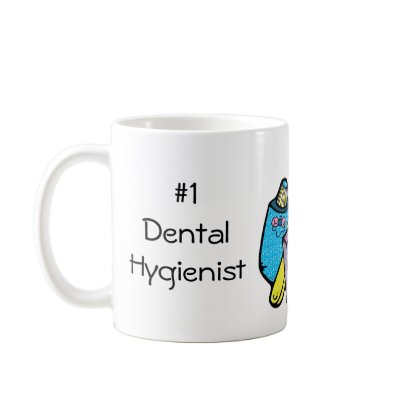 #1 Dental Hygienist Coffee Mug by MishMoshTees