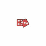 1" Dice embroidered shirts