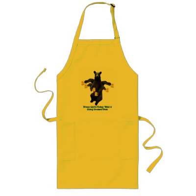 1 Every Girl's Crazy 'bout a Sharp Dressed Bear Aprons by MJ12club
