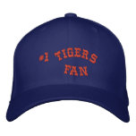 #1 Fan Blue and Orange Basic Flexfit Wool