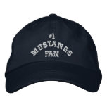 #1 Fan Navy and White Adjustable