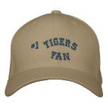 #1 Fan Old Gold and Navy Basic Flexfit Wool