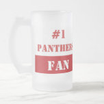 #1 Fan White and Crimson Coffee Mugs