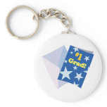 #1 Grad Keychain