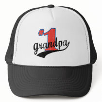 #1 Grandpa Trucker Hats