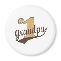 #1 Grandpa Fridge Magnet