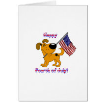 1- Happy Fourth of July! Greeting Card