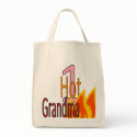 1 Hot Grandma tote bags
