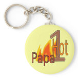 1 Hot Papa keychain