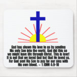 1 John 4:9-10 Mouse Mat