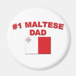 #1 Maltese Dad Magnet