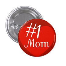#1 Mom Badge (U.S.A version) Pins