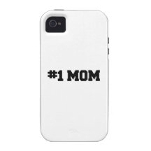 #1 MOM, Happy Mother's Day, Number 1 Mum iPhone 4 Case