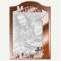 #1 Mother In Law Copper Photo Frame Sculpture photo sculptures
