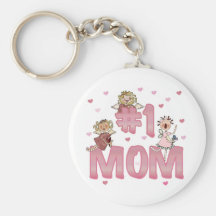 #1 Mum Keychain