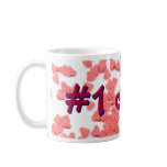 #1 Mum mug with Sweet Hearts