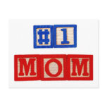 #1 Mum Postcard