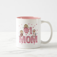 #1 Mum T-shirts and Gifts Coffee Mugs