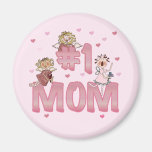 #1 Mum T-shirts and Gifts Fridge Magnet