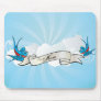 #1 Mum Tattoo Swallow Birds and Banner Mousepad