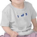 1  of  3 t-shirts