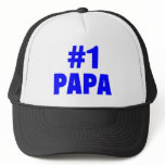 #1 Papa (Blue) Hat