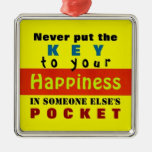 1 SIDED / THE KEY ~ Ornament ornaments