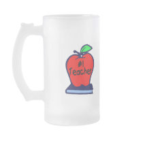 #1 Teacher (Apple/Books) Coffee Mug