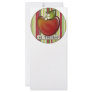 #1 teacher apple rack card template