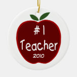 #1 Teacher Ornament