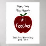 #1 Teacher Signature Poster