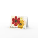 1 Teachers make a Difference Greeting Card