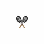 1" Tennis Racquets embroidered shirts