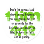 1 TIM 4:12 stickers