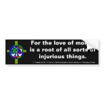 1 Timothy 6:10 Hly Scripture New World Translation Bumper Stickers