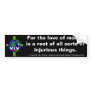 1 Timothy 6:10 Hly Scripture New World Translation Bumper Stickers