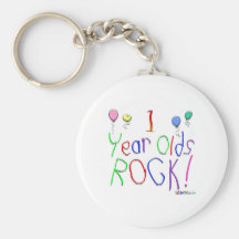 1 Year Olds Rock! Keychain