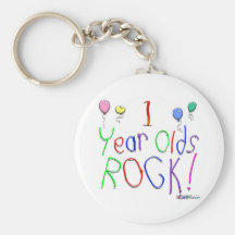 1 Year Olds Rock ! Keychain