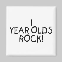 1 Year Olds Rock magnets