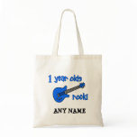1 year olds rock! Personalised Baby's 1st Birthday Canvas Bag