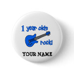 1 year olds rock! Personalised Baby's 1st Birthday