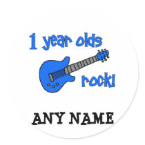 1 year olds rock! Personalised Baby's 1st Birthday