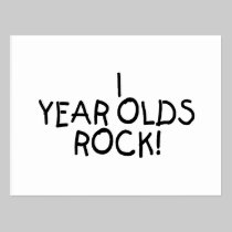 1 Year Olds Rock postcards